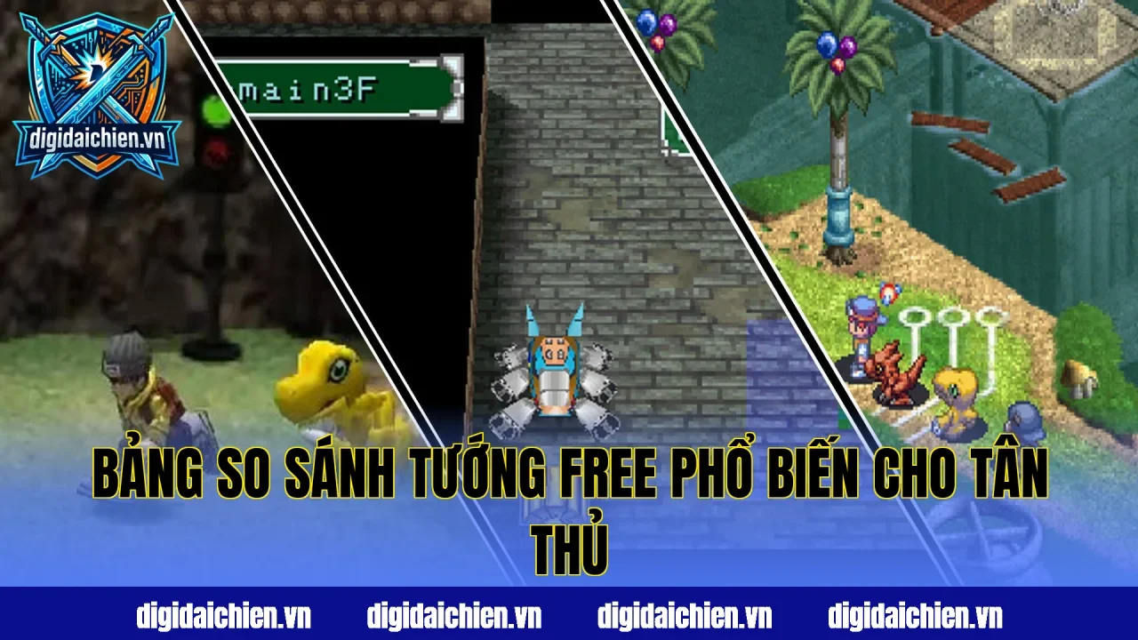 Bảng so sánh tướng free phổ biến cho tân thủ