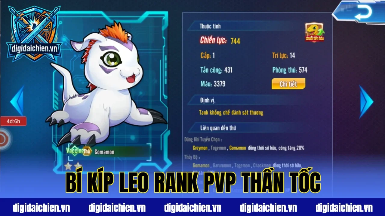 Bí Kíp Leo Rank PVP Thần Tốc