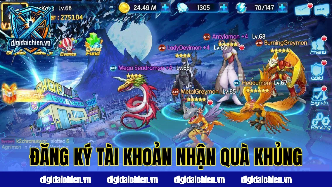 Đăng Ký Tài Khoản Nhận Quà Khủng