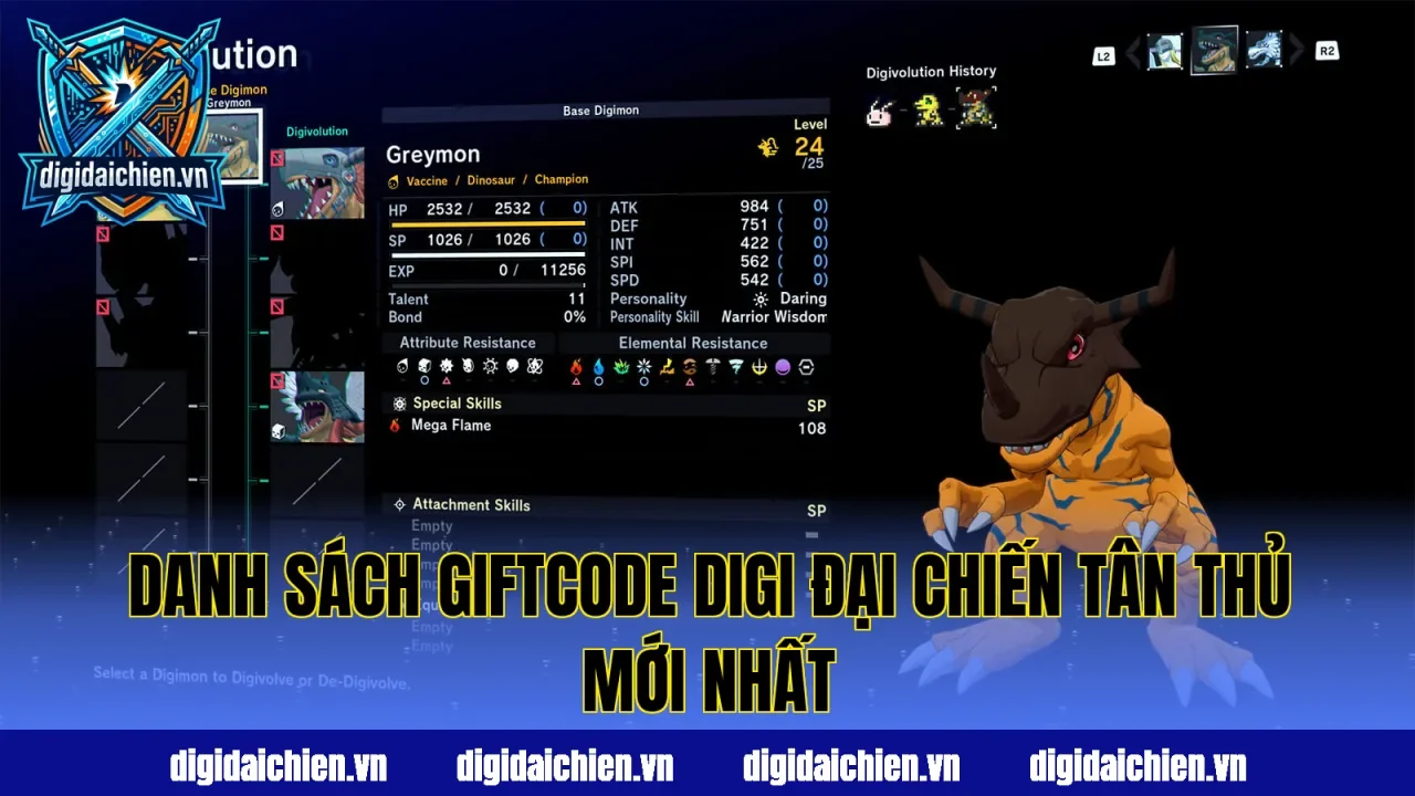 Danh sách giftcode Digi Đại Chiến tân thủ mới nhất