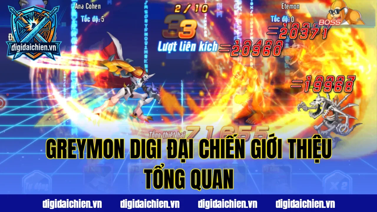 Greymon Digi Đại Chiến giới thiệu tổng quan