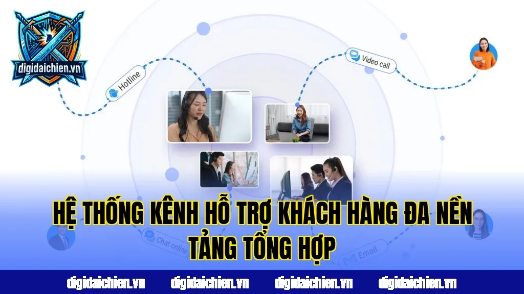 Hệ thống kênh hỗ trợ khách hàng đa nền tảng tổng hợp