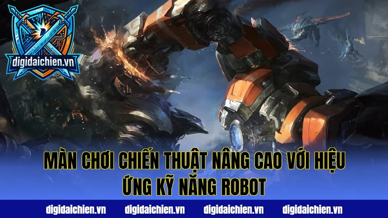 Màn chơi chiến thuật nâng cao với hiệu ứng kỹ năng robot