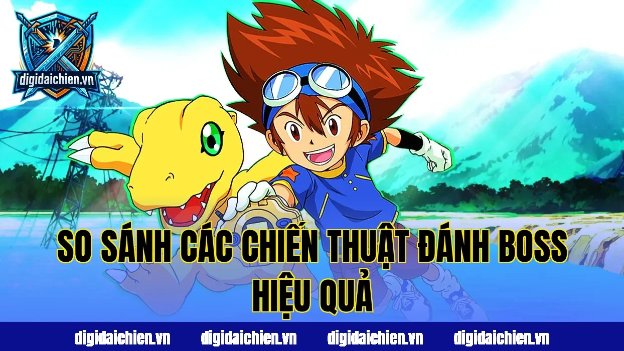 So sánh các chiến thuật đánh boss hiệu quả