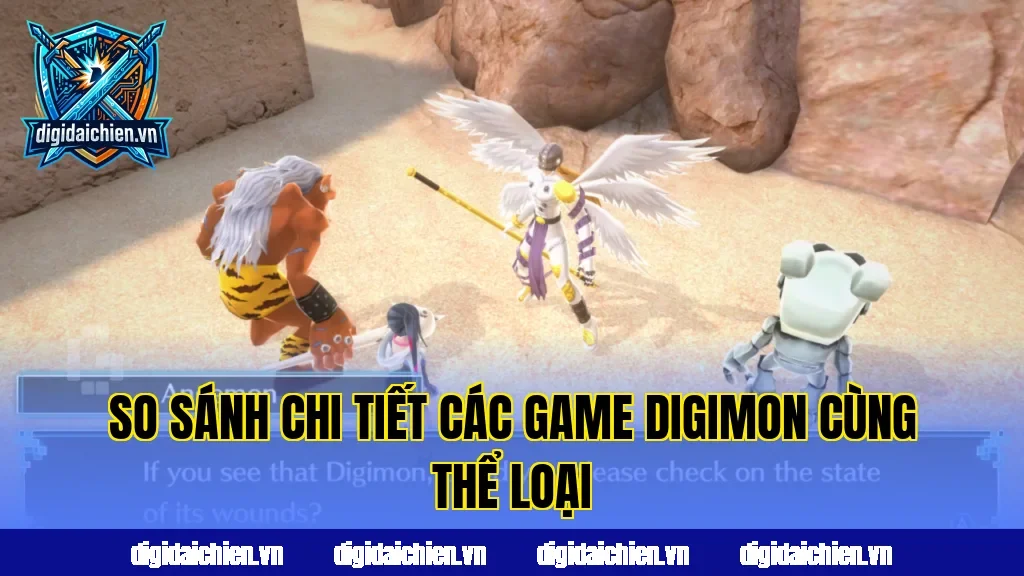 So sánh chi tiết các game Digimon cùng thể loại
