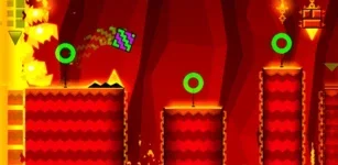 Hình ảnh đặc trưng Geometry Dash Meltdown